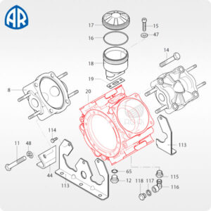 Корпус 761010 насоса Annovi Reverberi AR 160-185