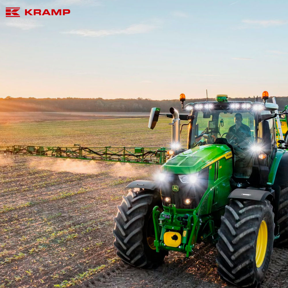 Фара LED овальная Kramp LA104491, широкий свет (RE269637) — изображение 2