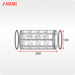 Фильтроэлемент 108×200 фильтра Arag 316