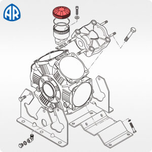 Кришка масляного бачка насоса Annovi Reverberi AR 125-280