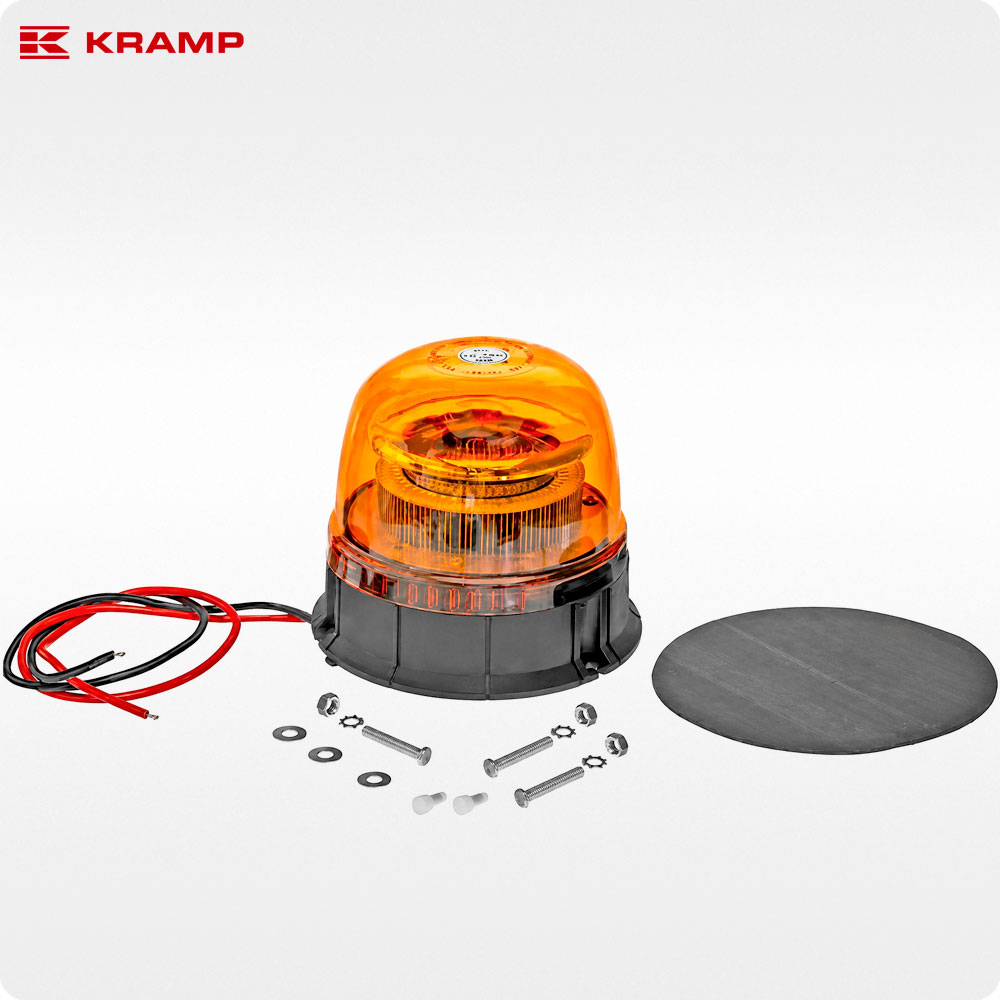 Мигалка сигнальна LED Kramp LA20021 на болтах 12 24В