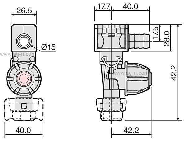 Размеры форсунка arag 413624