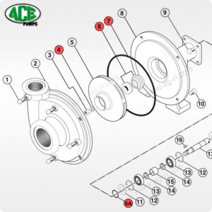Ремкомплект RK-FMCSC-150 насоса Ace Pumps