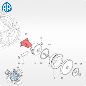 Шатун 750140 насоса Annovi Reverberi AR 215 250 280 bp