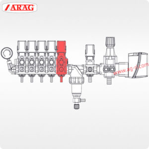 Секционный электроклапан ARAG 8730011, большой