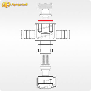 Мембрана 07 клапана форсунки Agroplast