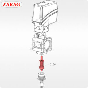 Шток секционного электроклапана с компенсатором Arag 863