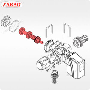 Шток главного электроклапана Arag 871