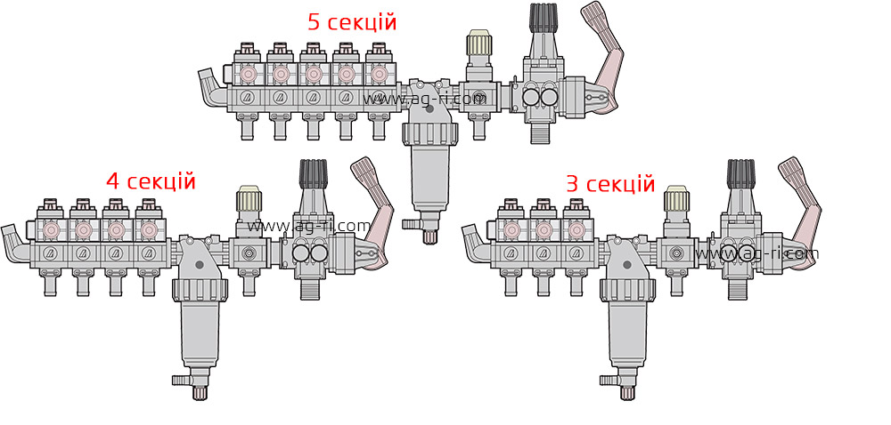 варианты регуляторов Arag 464