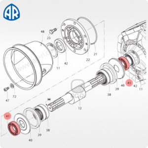 Підшипник 751280 насоса AR 215 bp, AR 250 bp, AR 280