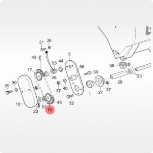 Звездочка квадрат 1/2 Z-12 Gaspardo G20860086
